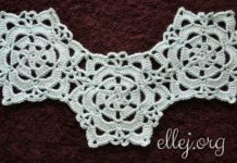 Безотрывный переход к новому мотиву Безотрывное вязание шестиугольных цветочных мотивов. Переход от мотива к мотиву крючком.