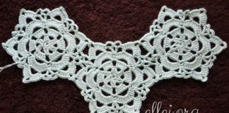 Безотрывный переход к новому мотиву Безотрывное вязание шестиугольных цветочных мотивов. Переход от мотива к мотиву крючком.