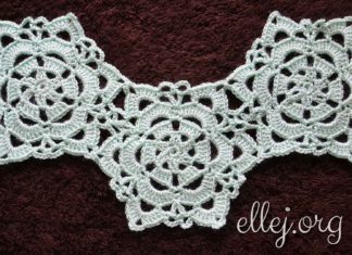 Безотрывный переход к новому мотиву Безотрывное вязание шестиугольных цветочных мотивов. Переход от мотива к мотиву крючком.