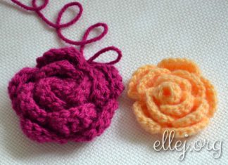 Crochet Chinese Rose Crochet Chinese Rose