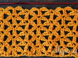 Intersecting Flowers Crochet Stitch