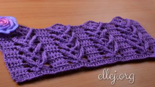 Узор Дельфиниум крючком