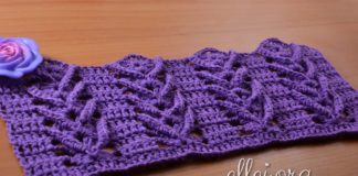 Узор Дельфиниум Узор Дельфиниум крючком