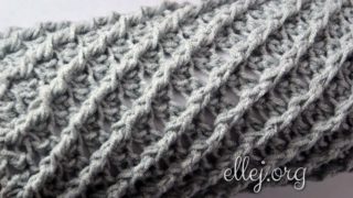 Узор для снуда Диагональ