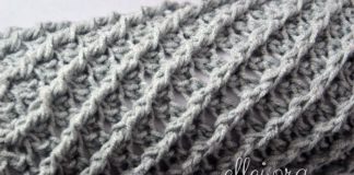 Узор для снуда Диагональ Узор для снуда Диагональ