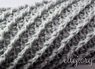 Diagonal Crochet Stitch Diagonal Crochet Stitch