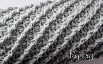 Diagonal Crochet Stitch