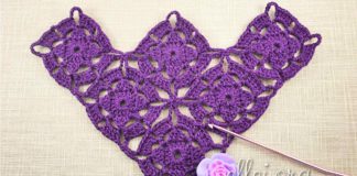 Мотивы для платья Джованы Диас • Безотрывное вязание Мотив для платья Джованы Диас