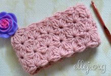 Jasmine or Star stitch pattern in rounds How to Crochet Jasmine or Star Stitch Pattern in Rounds