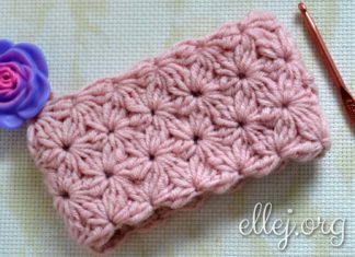 Плотный цветочный узор по кругу Плотный цветочный узор по кругу крючком