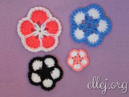 Simple Two-Color Flower