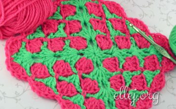 Raspberry Baby Blanket
