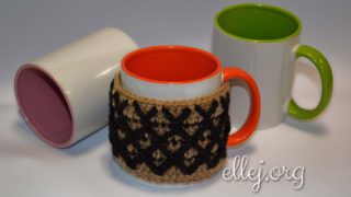 Грелка на чашку узором "Diamond"