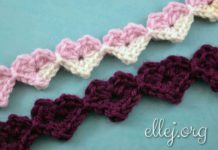 Кайма из сердечек Кайма из сердечек