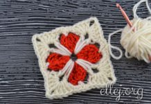 Квадратный Кафедральный мотив Квадратный мотив крючком