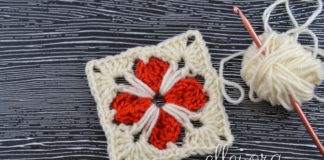 Квадратный Кафедральный мотив Квадратный мотив крючком