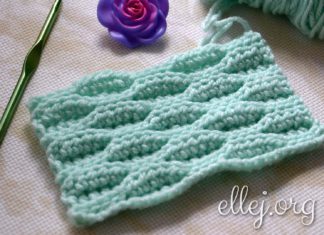 Crochet Textured Wave Stitch