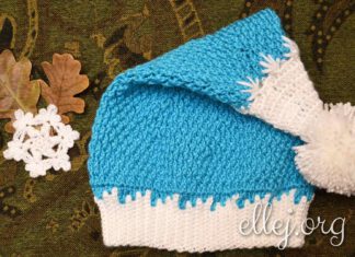 Шапка-колпак для Снегурочки Новогодняя шапка Снегурочки