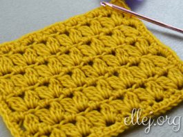 Узор Копытца крючком