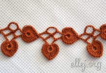 How To Crochet Leaf Edging How to crochet Leaf Edging