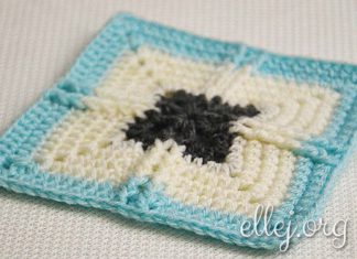 Плотный квадратный мотив с рельефными столбиками Плотный квадратный мотив с рельефными столбиками