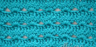 Узор Лагуна Простой Узор крючком Лагуна