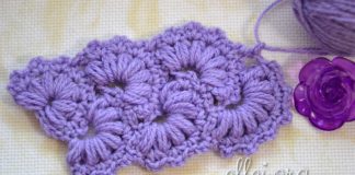 Ленточное кружево №1 Ленточное кружево с пышными столбиками