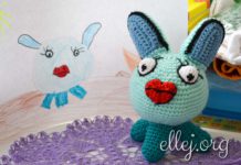 Вязанная игрушка — Лоли по рисункам Евы Вязанная крючком игрушка Лоли