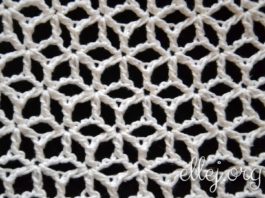 Сеточка Мерседес крючком