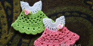 Вяжем крошечное платье Как связать крошечное платье