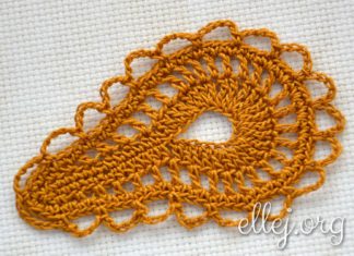 Пейсли. Мотив в форме капельки Мотив в форме капельки. Пейсли крючком