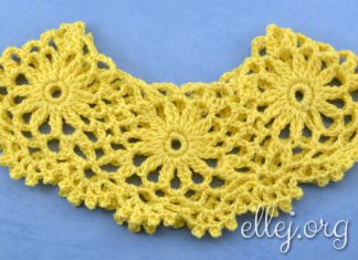 Рюш из мотивов Рюш из мотивов крючком