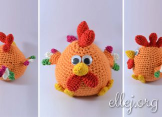 Петушок крючком. Символ 2017 Петух крючком. Символ 2017