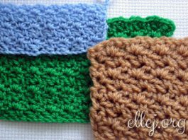 Узор Плетень крючком