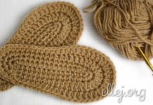 Как связать подошву для тапочек Как связать подошву для тапочек