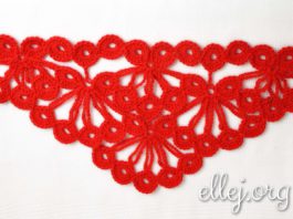 Узор для шали Гроздья рябины