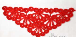 Узор для шали «Гроздья рябины» Узор для шали Гроздья рябины