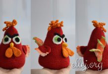 Петушок Аркадий Петушок Аркадий крючком. Символ 2017 года