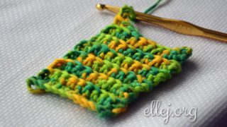 Резинка из столбиков без накида