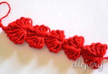 Шнурок из сердечек Шнурок из сердечек