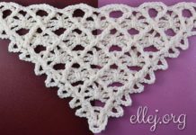 Шаль Ажурные Паучки Шаль Ажурные Паучки крючком