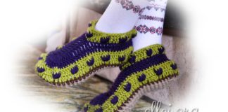 Тапочки-чернички Тапочки-чернички крючком
