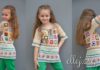 Tunic for girl from granny squares Tunic for girl