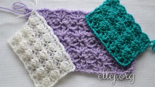 Узор крючком Сирень