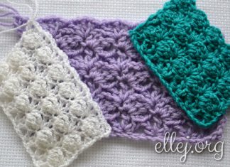 Узор «Сирень» Узор крючком Сирень