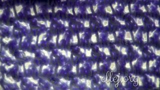 Эластичный в высоту узор крючком