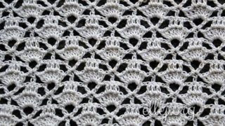 Узор крючком Бирюза