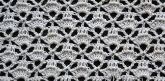 Узор «Бирюза» Узор крючком Бирюза