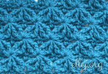 Узор Звездный танец Узор "Звездный танец" крючком