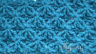 Узор "Звездный танец" крючком